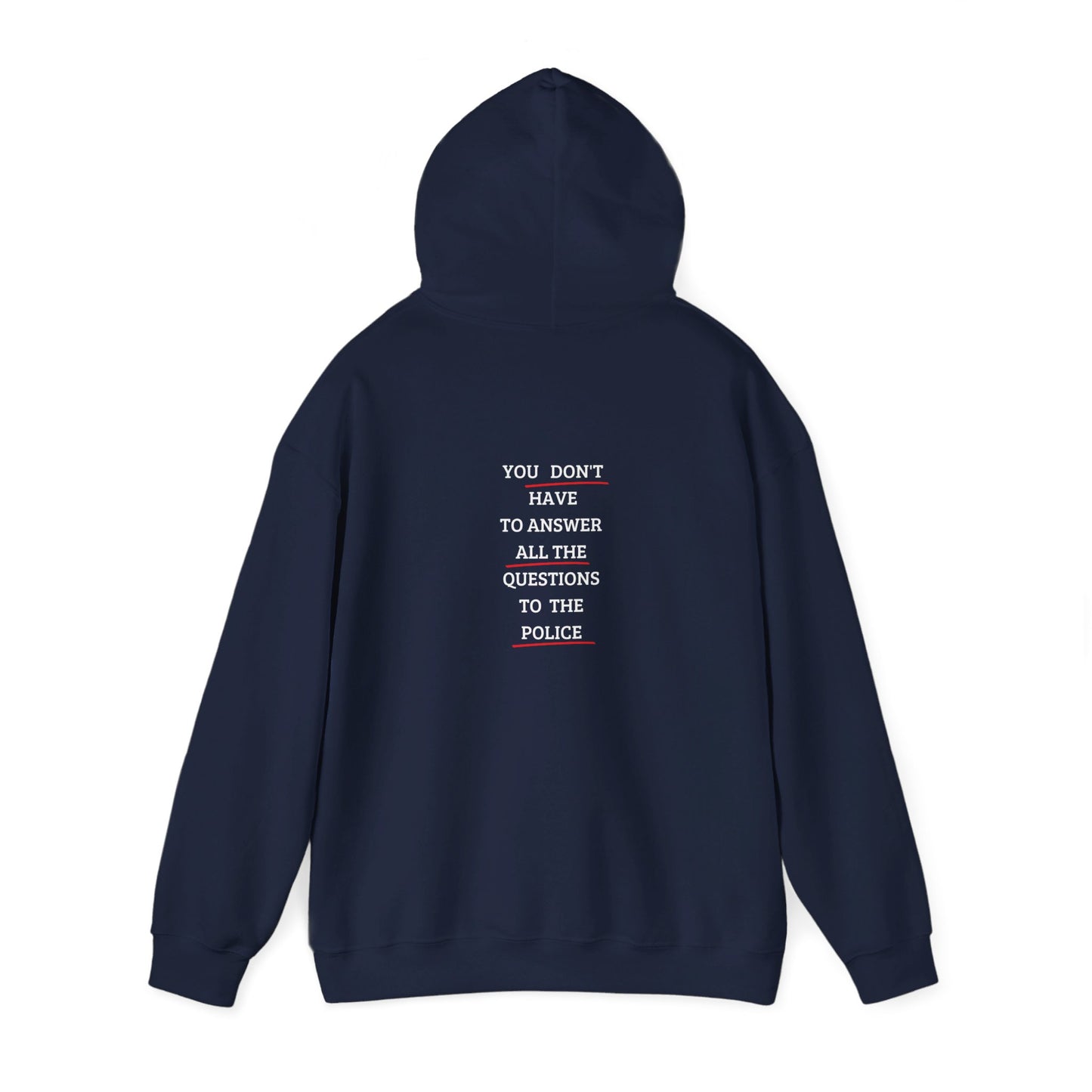 ""You don't have to answer all the question" Hoodie