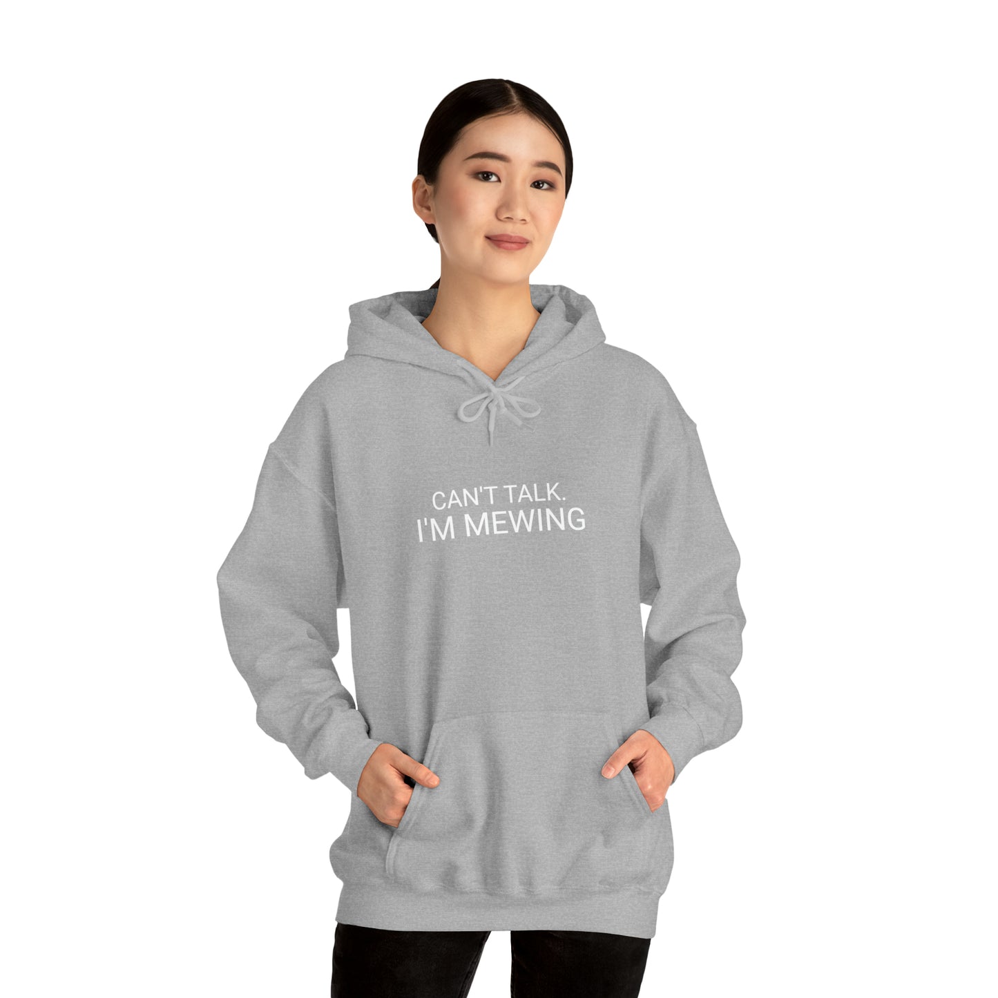 "Can't Talk. I'm mewing" Hoodie