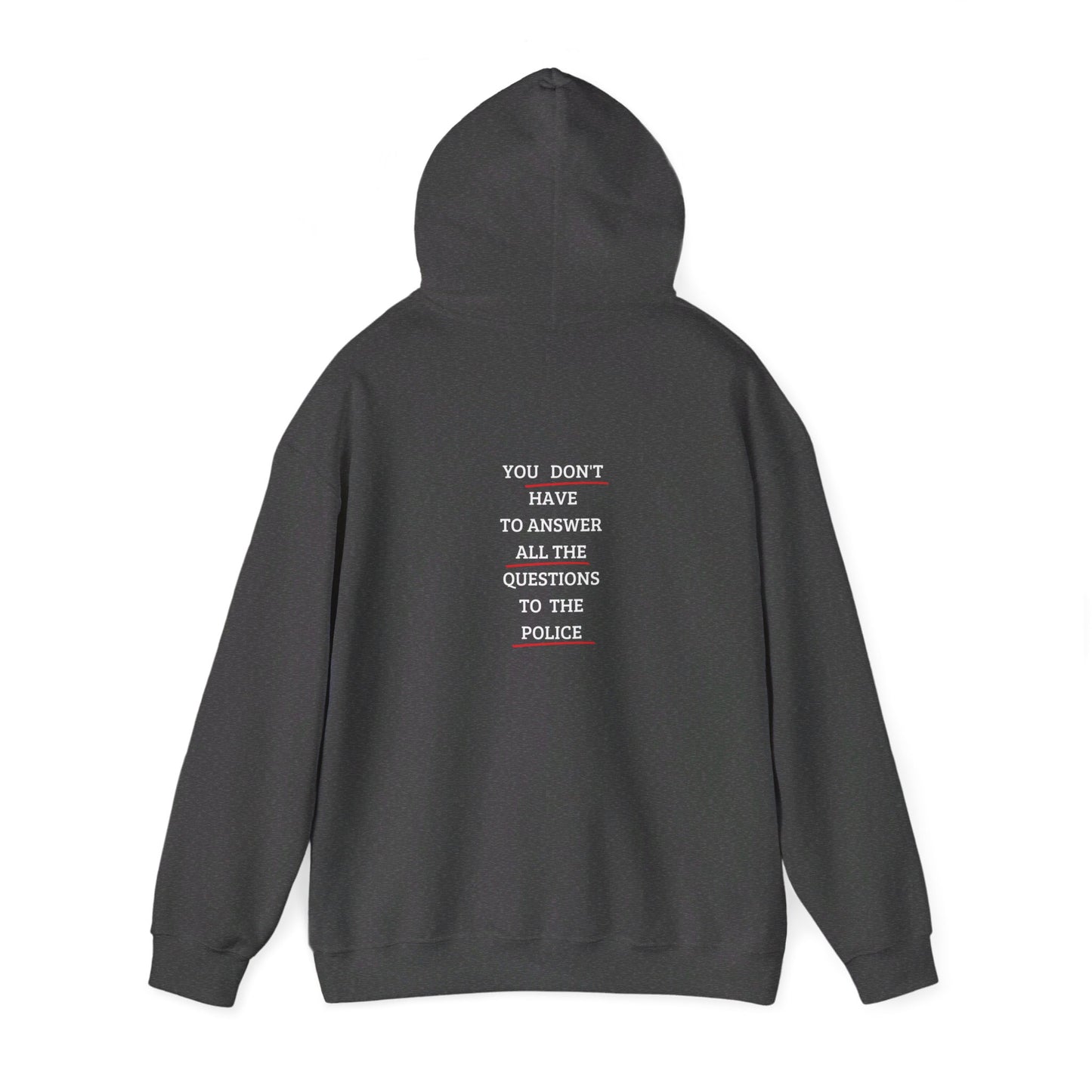 ""You don't have to answer all the question" Hoodie