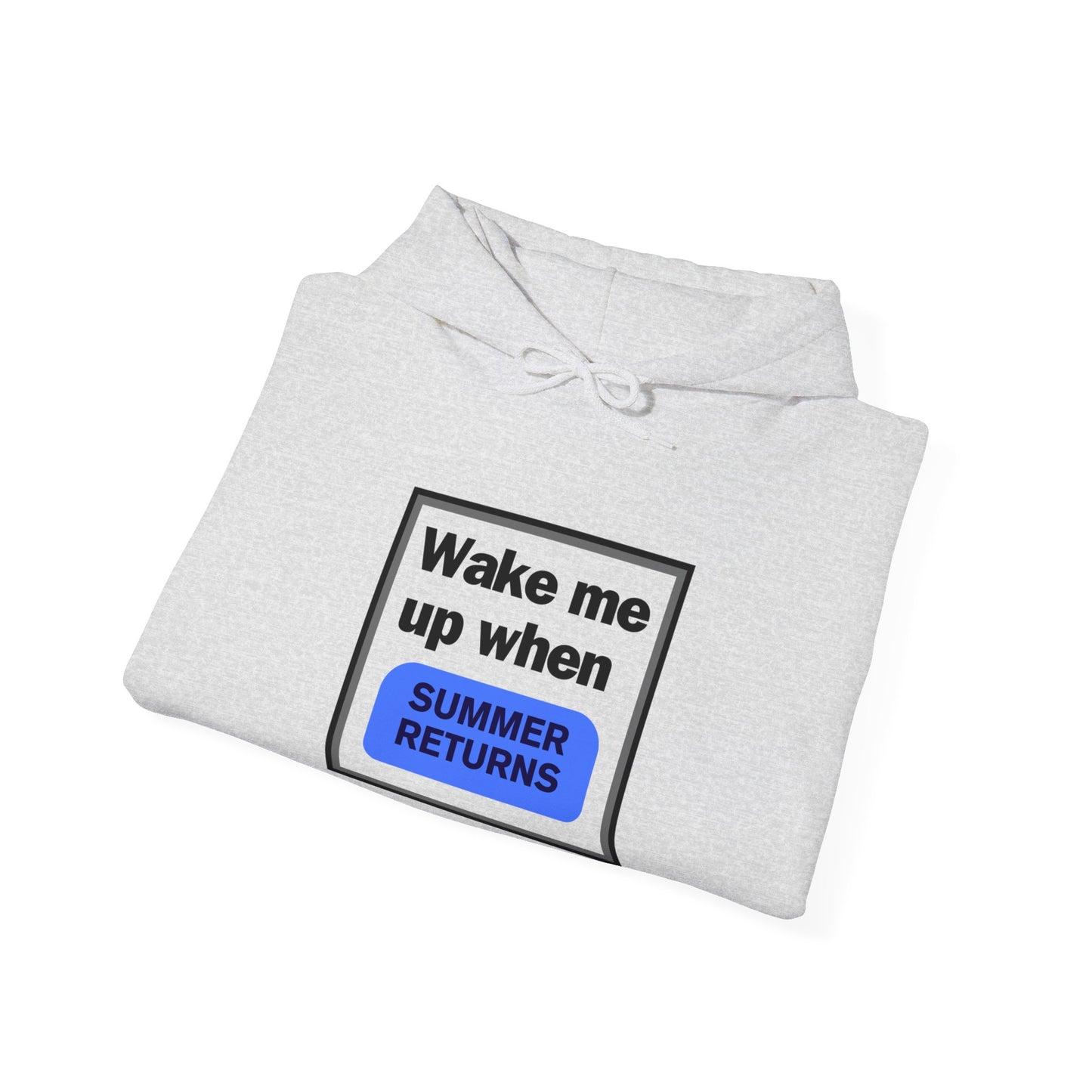 "Wake me up when summer returns" Hoodie