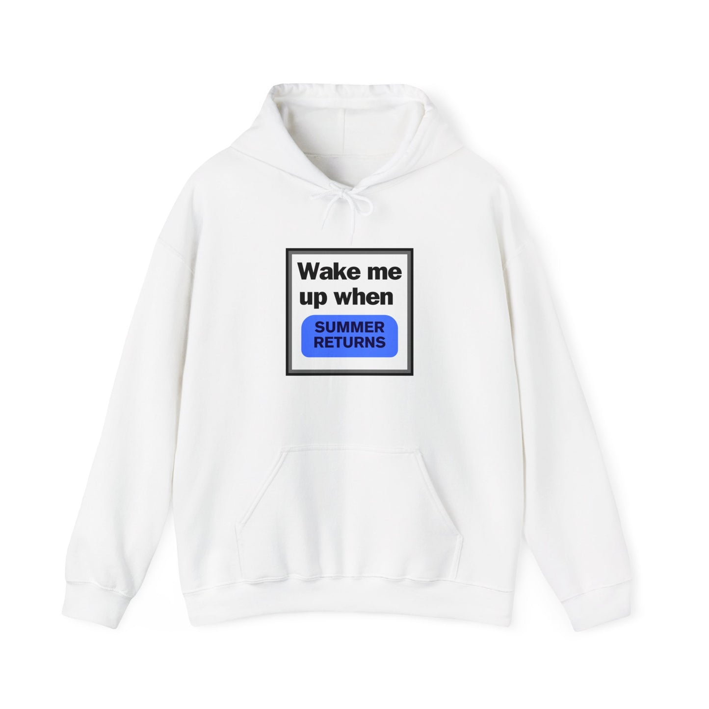 "Wake me up when summer returns" Hoodie