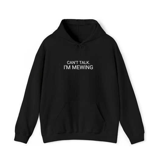 "Can't Talk. I'm mewing" Hoodie