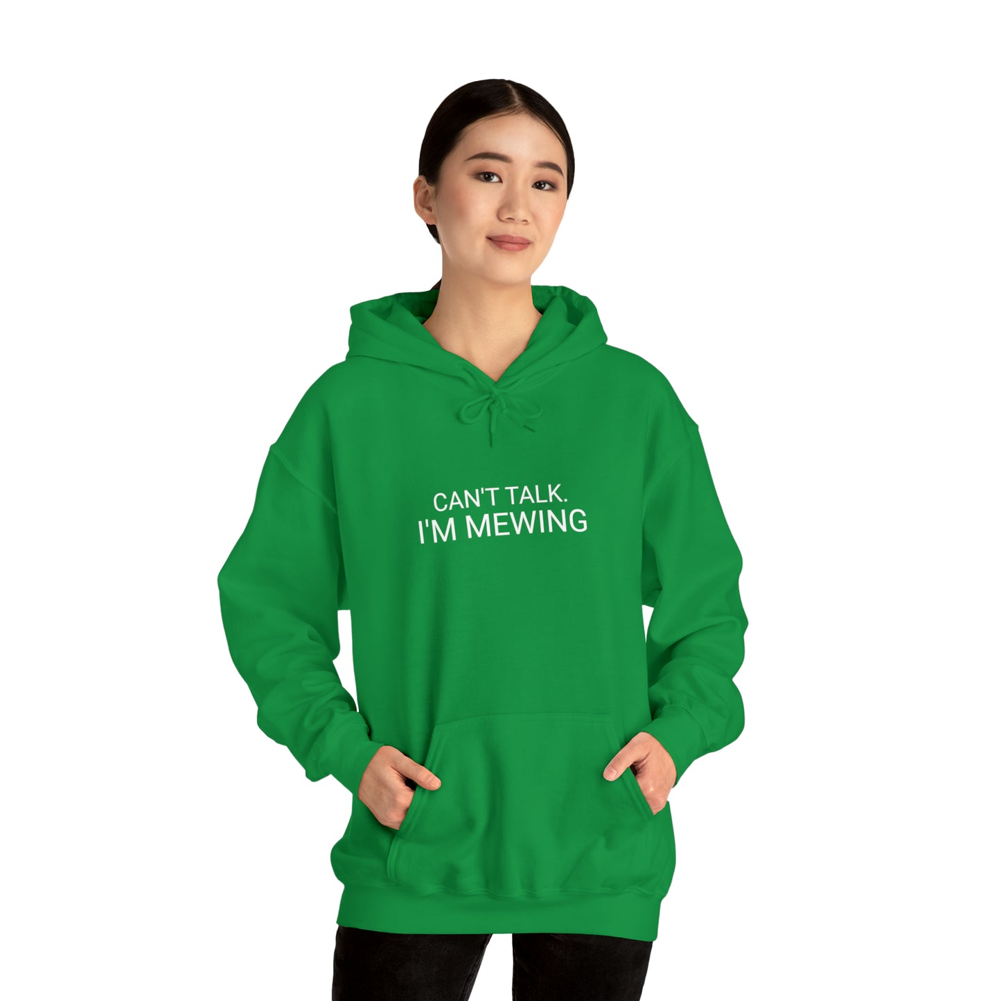 "Can't Talk. I'm mewing" Hoodie