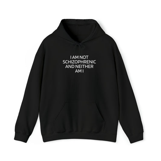 "I am not Schizophrenic" Hoodie