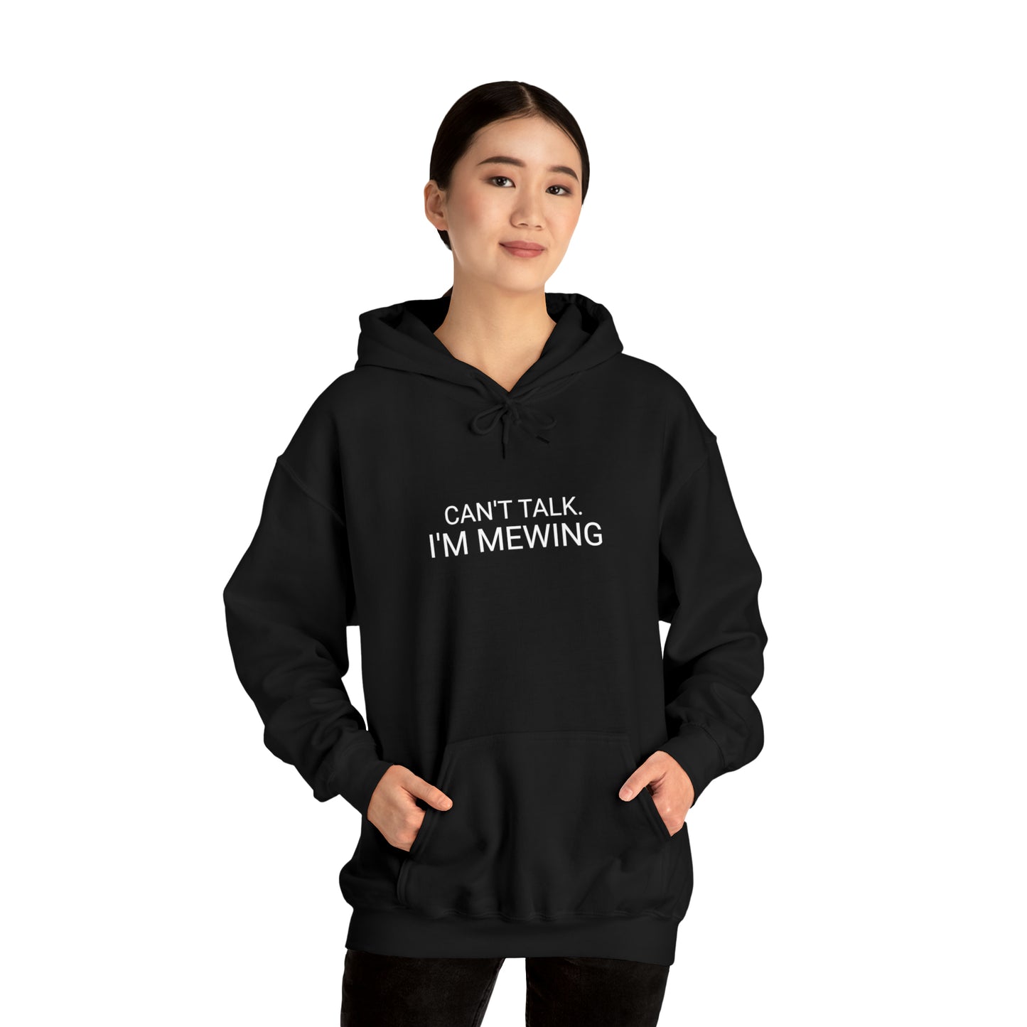 "Can't Talk. I'm mewing" Hoodie