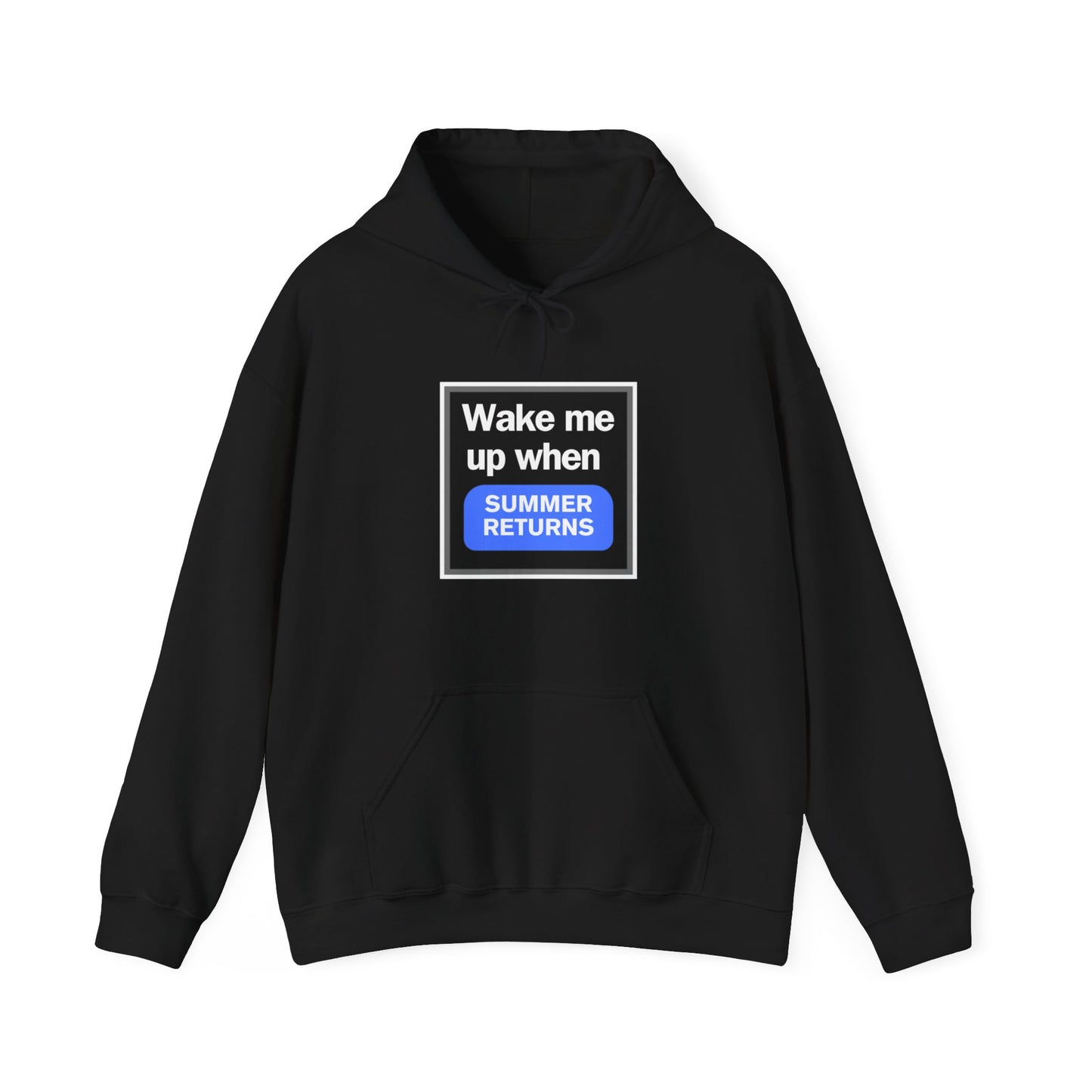 "Wake me up when summer returns" Hoodie